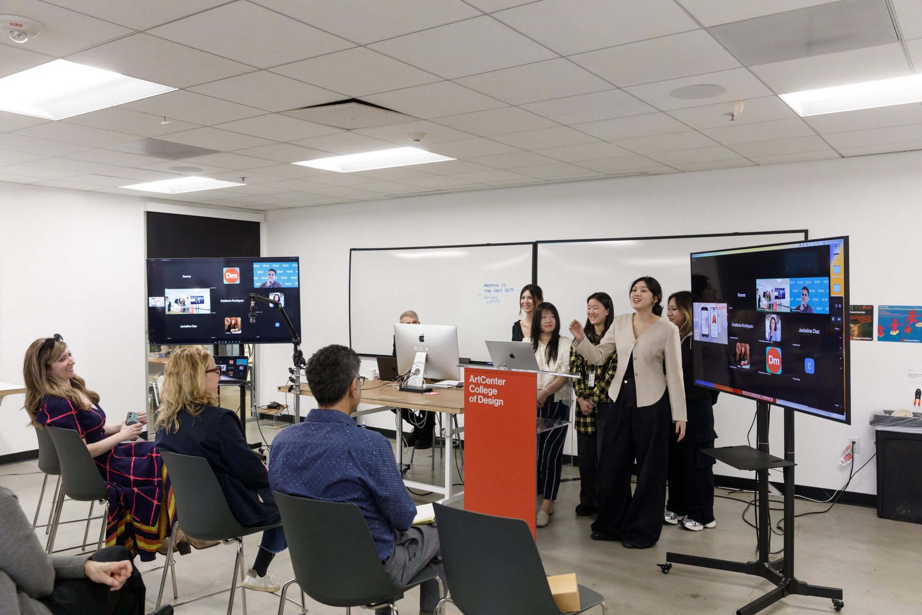 ArtCenter studio critique session
