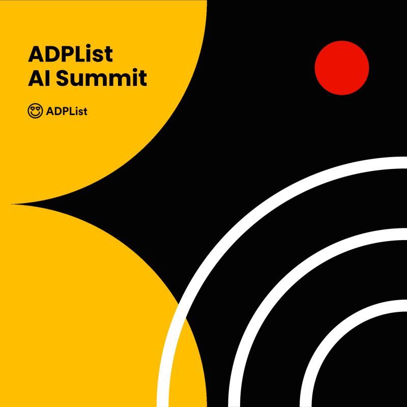 ADPList AI Summit event graphic