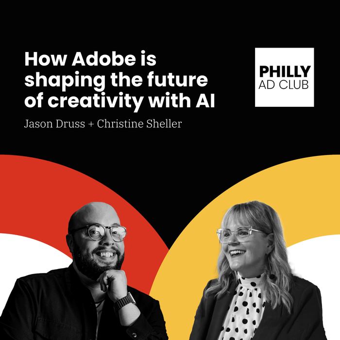 Jason Druss and Christine Sheller, Philly Ad Club and Adobe event